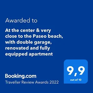 At The Center & Very Close To The Paseo Beach, With Double Garage, Renovated And Fully Equipped Appartement